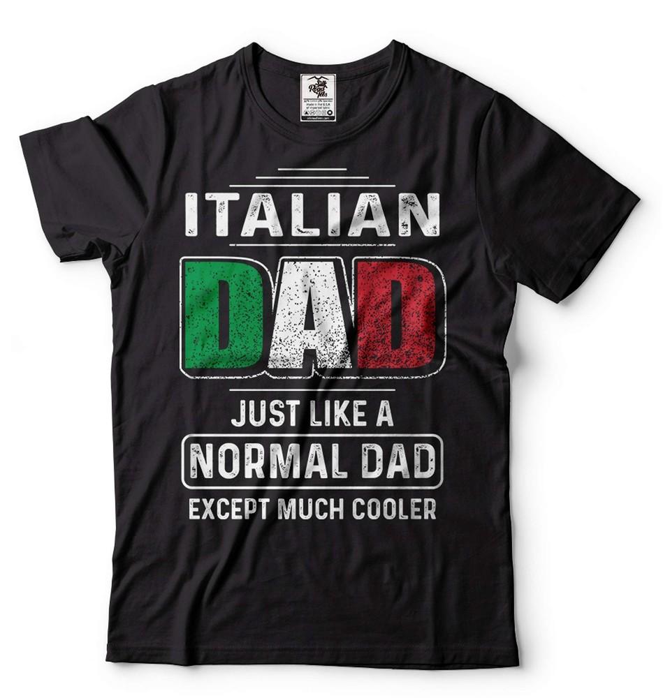 Mens Italian Shirt Italian Dad Tee Shirt Fathers Day Gift Italian Shirts Unisex T-Shirt L