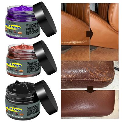 Leder Nachfärbepaste Superschnell Trocknendes Lederreparaturgel für Leder- & Vinylsofas, Boots-Autositze, Möbel