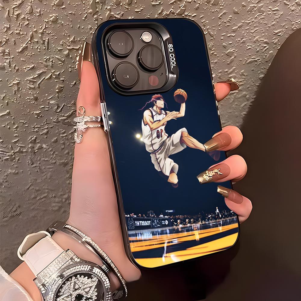 K-Kuroko No B-Basket Phone Case For IPhone17 Air 16 15 14 Plus 13 12 11 Pro XS Max Silver Black Bumper Case