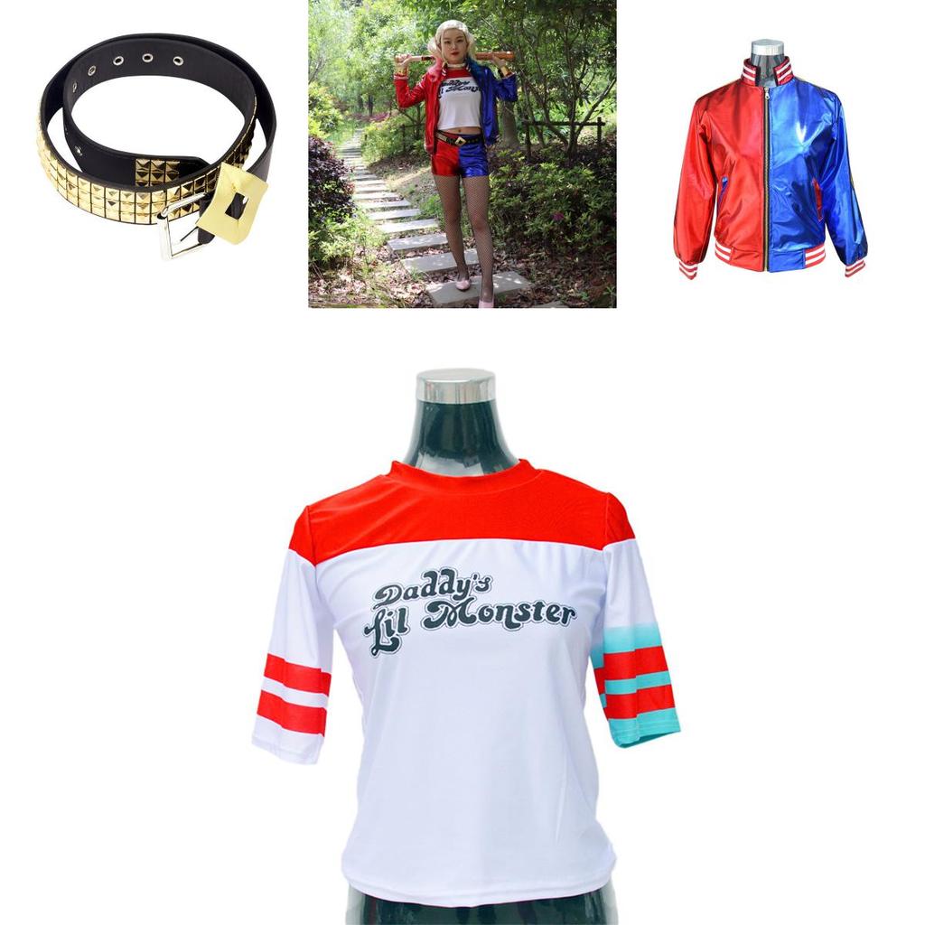 Hra Anime Cosplay Kostým Horký Kostým Inspirovaný Harley Quinn Pro Ženy