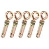 5pcs Expansion Bolts Heavy Duty Anchor Fastener Eye Bolts for Concrete Wall 11x1.6cm