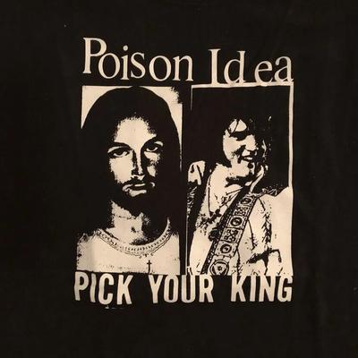 Poison Idea Pick Your King T-Shirt Short Sleeve Black Unisex S-5XL CB873.webp Unisex T-Shirt