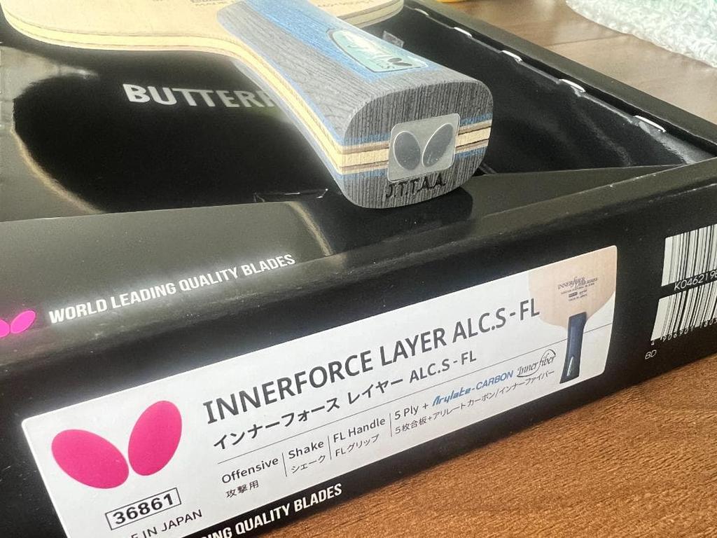 Butterfly Innerforce Layer ALC.S-FL Table Tennis Blade Offensive Shakehand Flare Racket 36861