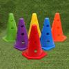 12/18Pcs Plastic Agility Cone Training Maker Bucket Soccer Obstacle Cone