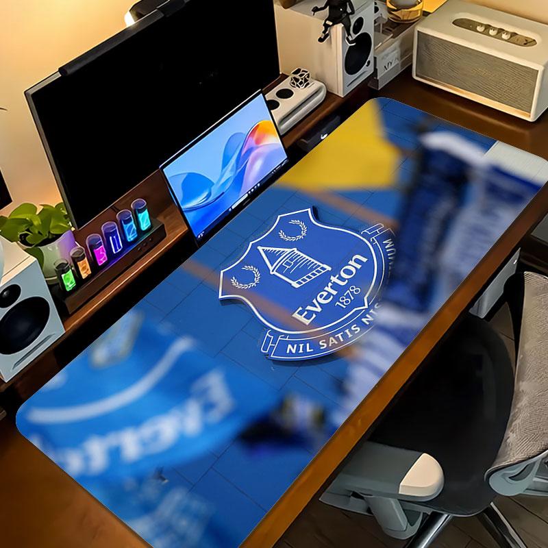Everton Mouse Pad, Large Gaming Desk Mat, Non-slip XXL Mousepad for Laptop & Tablet, Mini PC Playmat with Stitched Edges