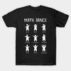 Asian Size Cotton Unisex Tshirt Print T-shirt Math Dance T-shirt No-Cut Print Regular Fit