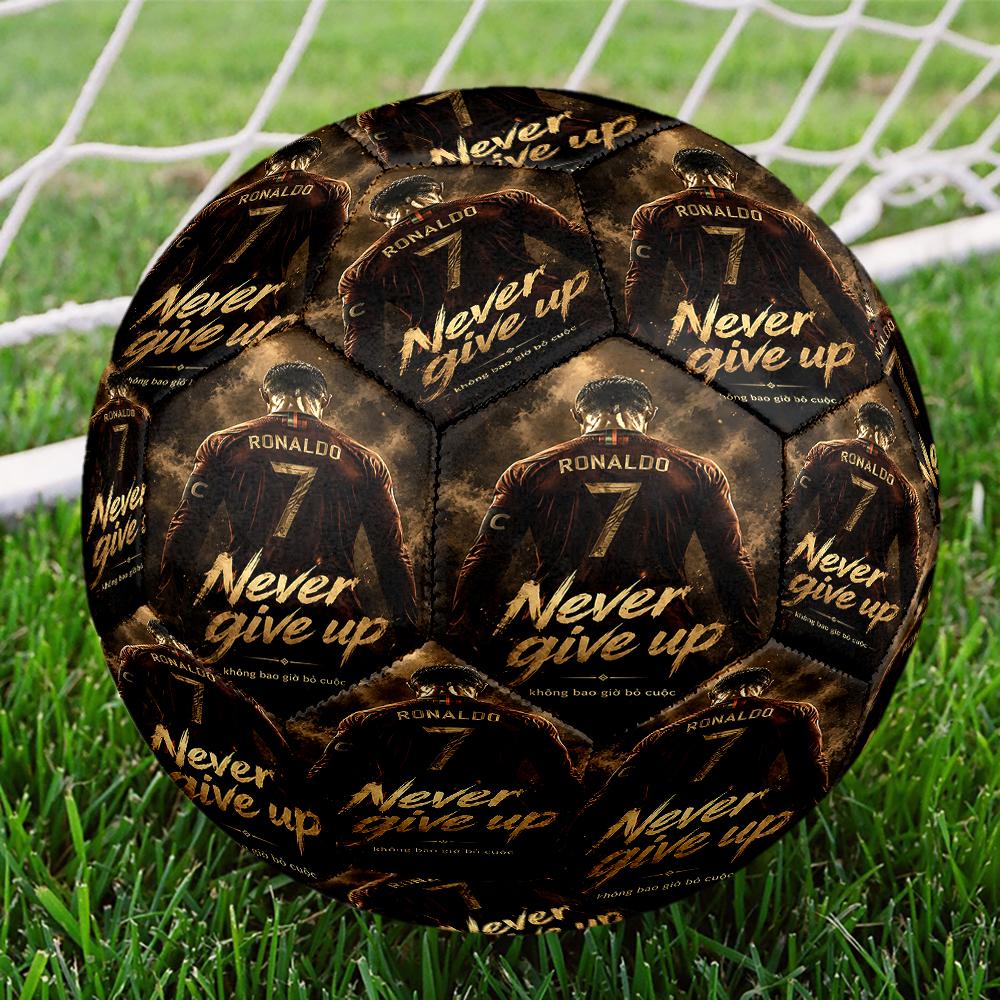 Ronaldos Number Seven Size 5 PU Material Seamless Wear Resistant Match Training Football Futbol Voetbal Bola 0706a88