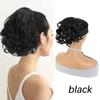 Drawstring short curled ponytail wig synthetic fiber ponytail wig natural and comfortable hair accessories for daily use
