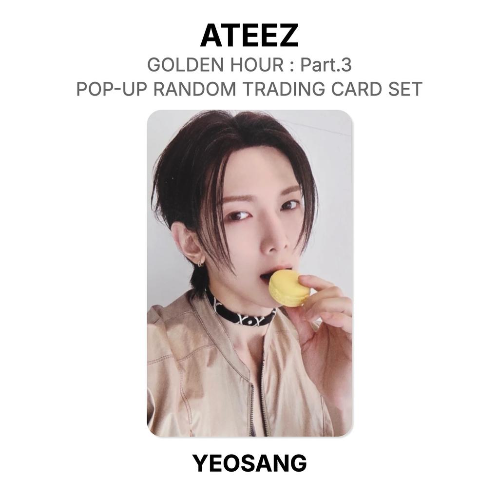 ATEEZ GOLDEN HOUR : Part.3 POP-UP RANDOM TRADING CARD SET Official Photocard