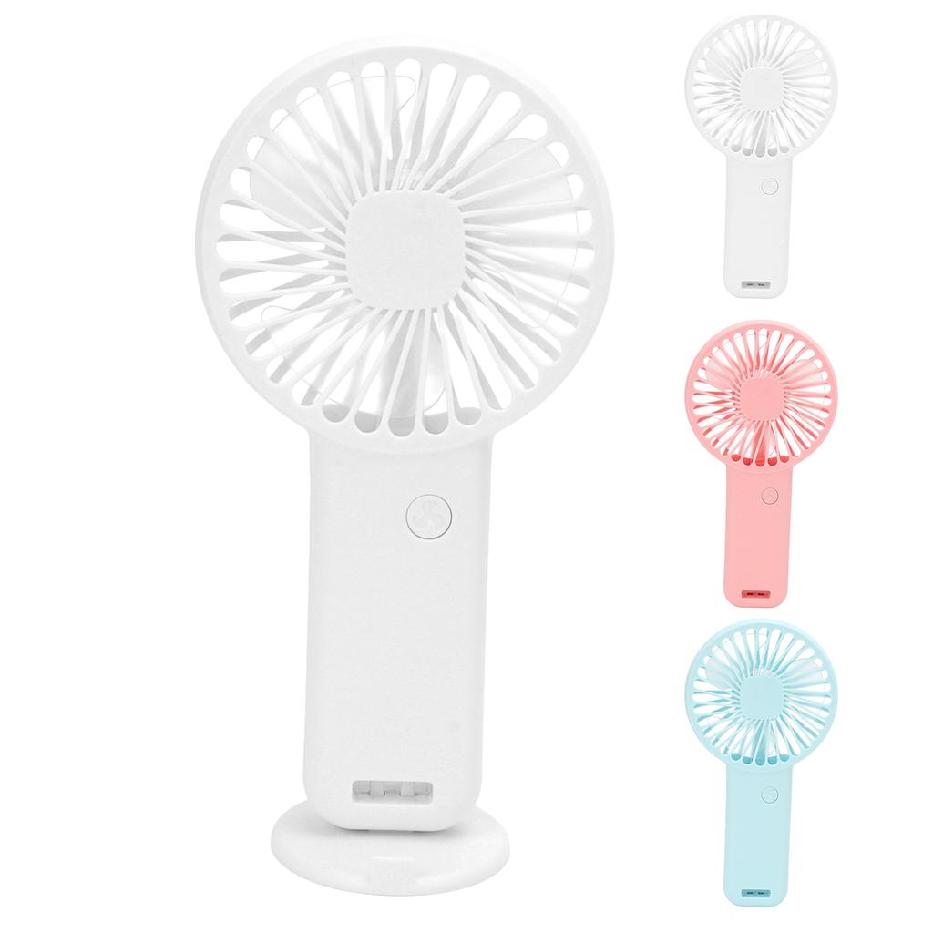 Handheld Fan Portable USB Charging Small Pocket Fan Battery Powered Mute Fan with USB Wire for Kids 