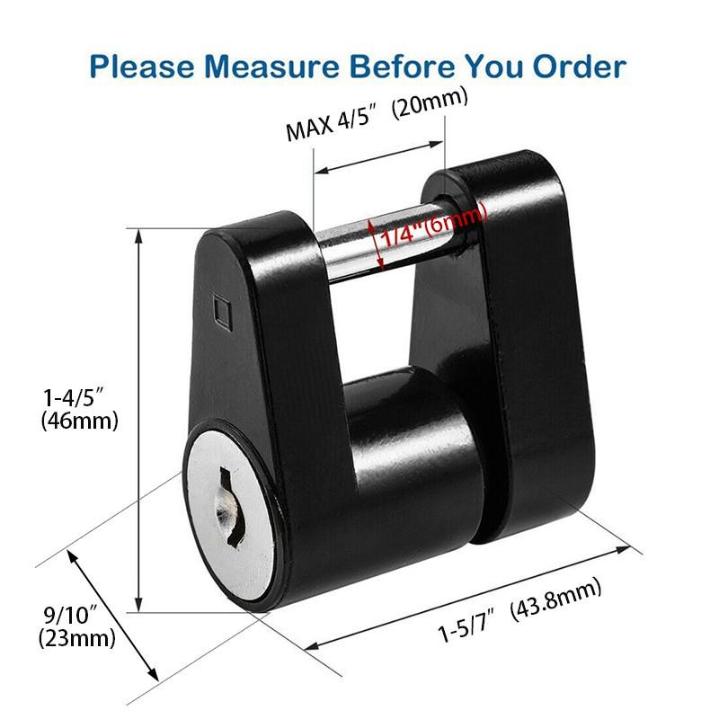 Cross-Border Zinc Alloy Trailer Lock Connector for RVs and Trucks