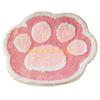 F26C Cartoon for Cat Paw Print Carpet Absorbent Bathroom Floor Mat Non-slip Carpet Home Bedroom Entrance Doormat