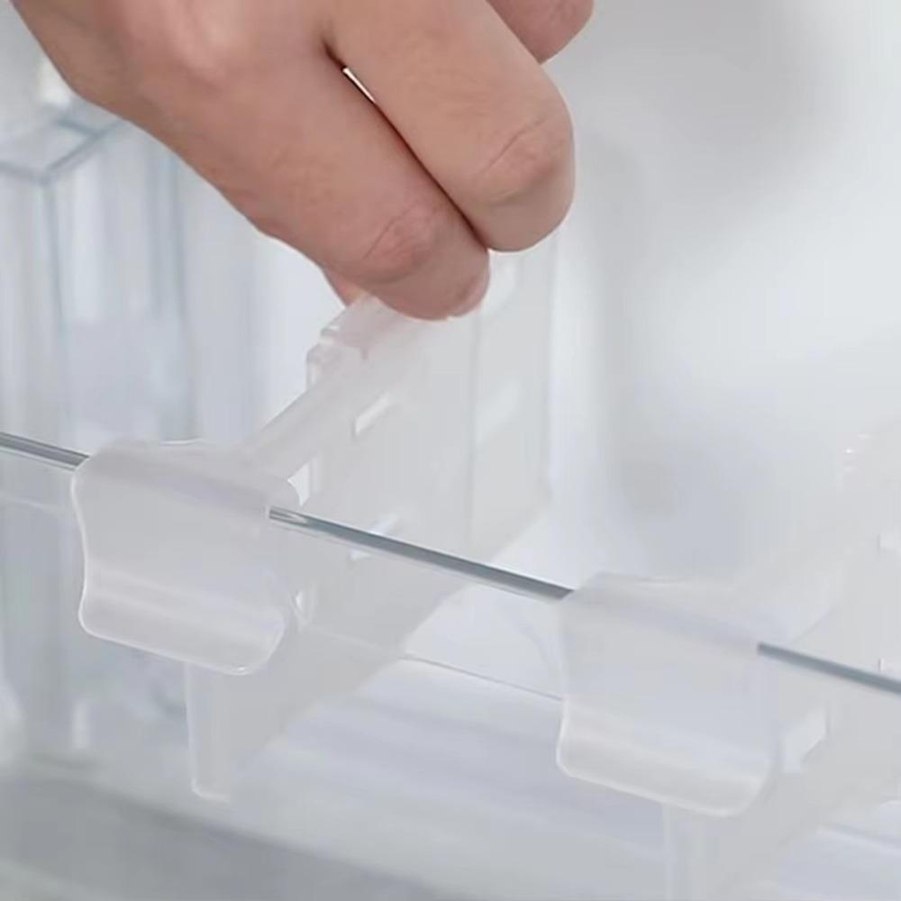 Extendable Refrigerator Partition Fridge Food Storage Rack Organizer Drugs Cosmetics Separating Shelves Divider Kitchen Gadgets