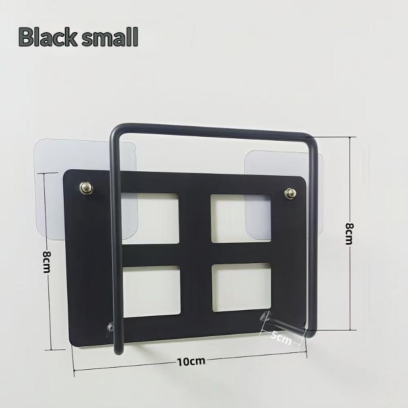 Compact Wall-Mounted Router Set-Top Box Holder No-Drill for Efficient Space Use