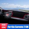 Car Dashboard Cover For Kia Sorento 2 XM 2013 2014 Trument Desk Sun Shade Mat Dash Non-slip Pad Accessories