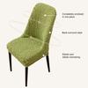 Stretch Chair Cover for Dining Room Jacquard Parson Chair Slipcover Washable Seat Protector for Home Hotel Banquet