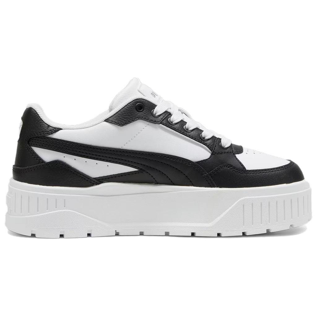 Puma Karmen Il Idol Retro Fashion Low-Top Sneakers Women Sneakers White Black 397461-03