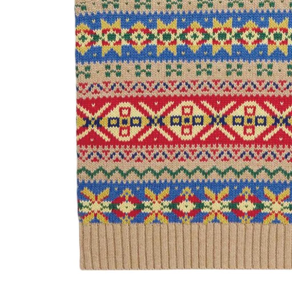 Polo Ralph Lauren Fair Isle Knit Sleeveless V-Neck Sweater Kids Sweater Multicolor 323935485-001