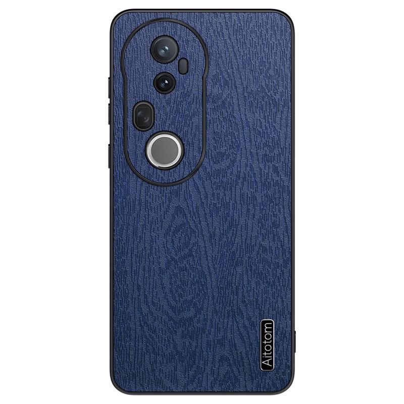 For vivo S20 Pro 5G Case Wood Texture PU Leather Coated PC TPU Phone Cover