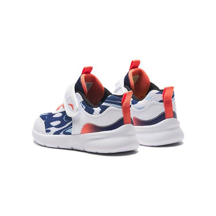 Anta Anti-Slip Shock Absorbing Low-Top Shoes Baby Shoes White Blue Orange A312330016-3