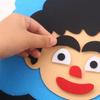 30cm11.8in Gesichtswechsel 3D Puzzle Lustiges Spiel Kinder Montessori Lern Pädagogisches Spielzeug für Kinder Gesichtsausdruck Aufkleber