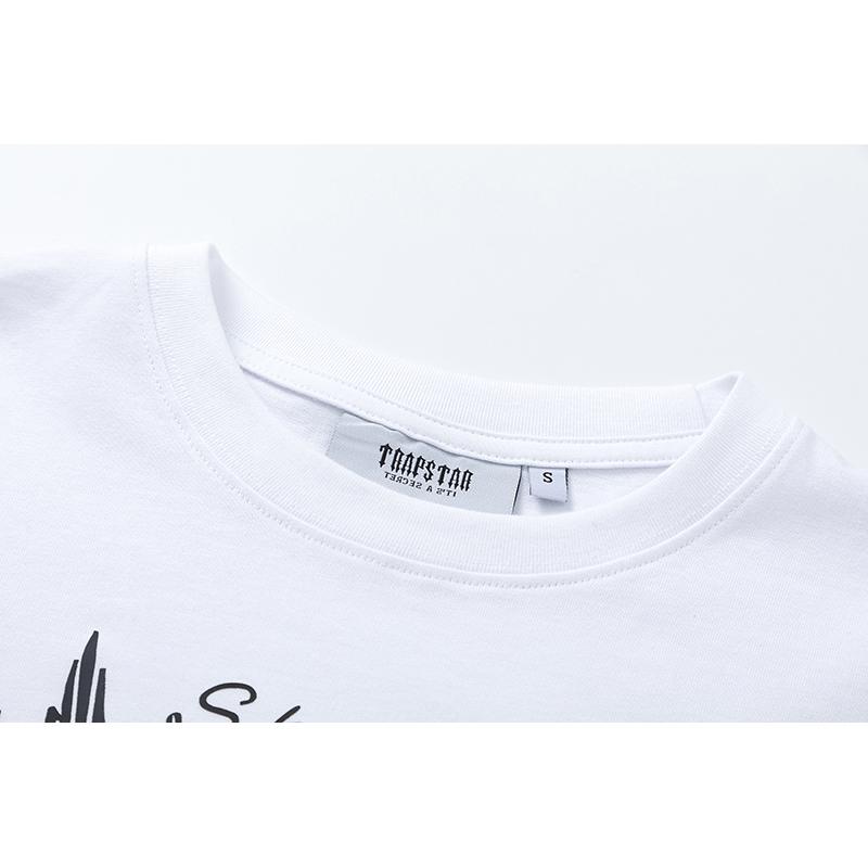 710 Trapstar London 2025 Sommer Neu Hochwertige Baumwolle Rundhals Locker Übergröße Herren- und Damen-T-Shirt Paar-T-Shirt