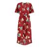 Mela London Womens/Ladies Floral V Neck Wrap Dress