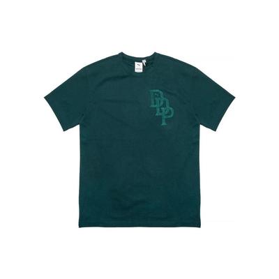 X Dapper Dan Logo Letter Print Crew Neck Short Sleeve T-Shirt Men Tops Green 537350-93