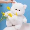 Medium Gray Simulation Cat Plush Doll - Soft and Cuddly Home Decor