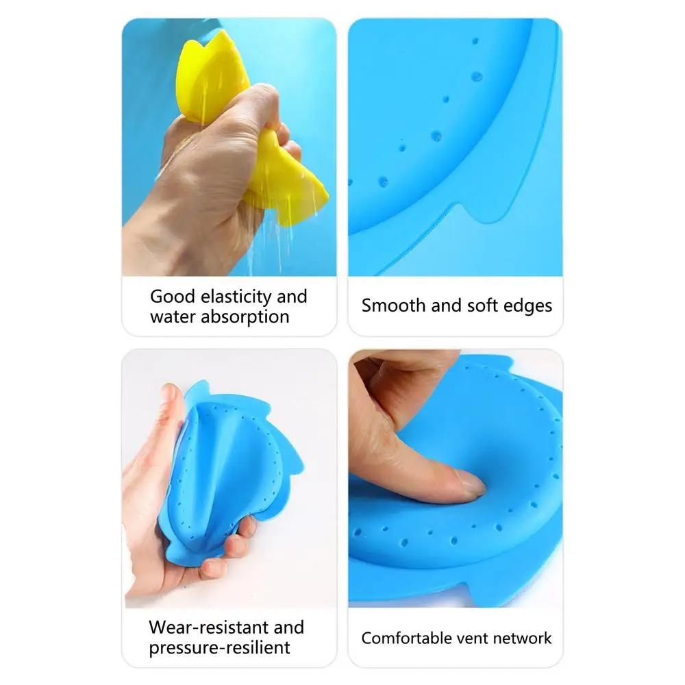 Summer Water Play Toy, Absorbent Sponge Flying Saucer, Outdoor Parent-Child Game for Beach & Pool