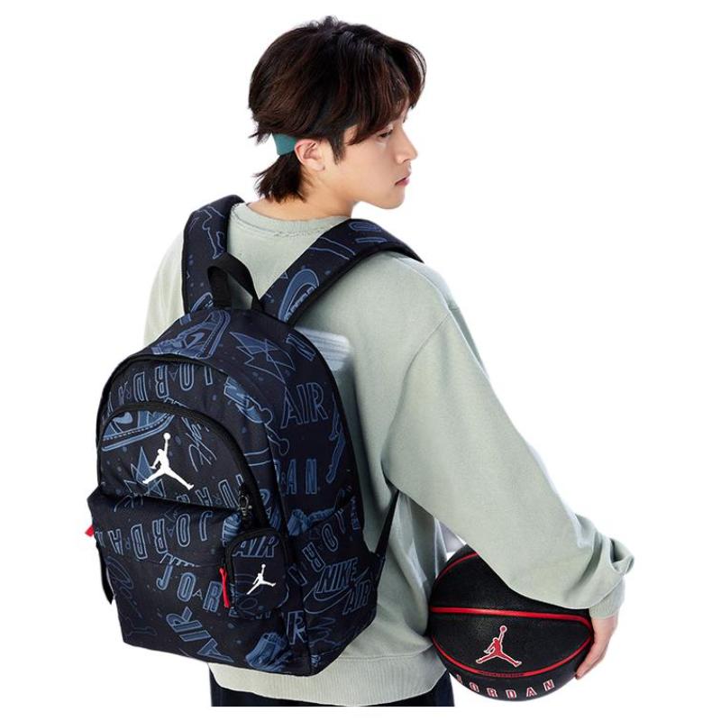 Jordan Polyester Rucksack Regular Unisex Graffiti Schwarz Jordan JD2513167GS-002