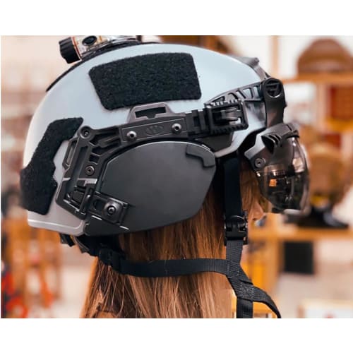 Tactical Airsoft Helmet Ear Covers and Side Protection for EX 3.0 Rail Team Wendy Helmet (Black)