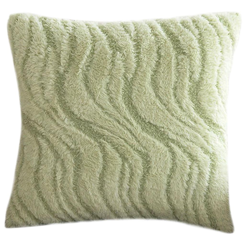 High End Water Wave Pattern Cushion Cover Durability Plushes Pillowcase Perfect for Home and Office Setting 45x45cm