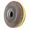 150x25mm Abrasive Flap Wheel Sanding Disc Cloth Mop Wheel for Metal Wood Polishing Grinding