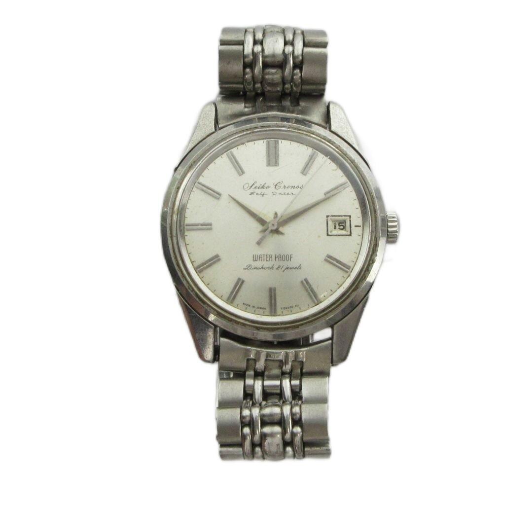 SEIKO 718990 Chronos Watch Vintage Antique Watch Manual Winding Date Calendar 21 Jewels Self-Dater