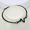 Customizable Electrocardiogram Lightning Heartbeat Bracelet for Couples