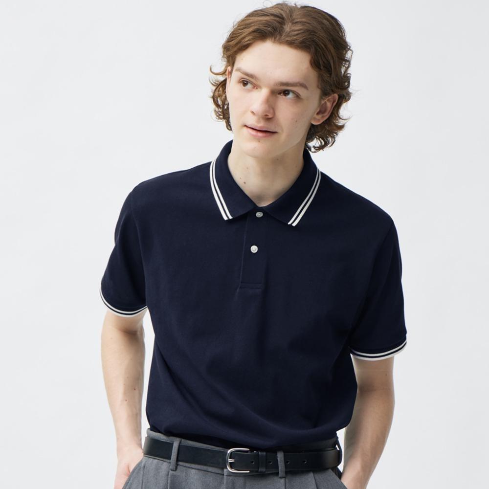 

Линия рубашки-поло GU by Uniqlo Dry с короткими рукавами 00 WHITE/L