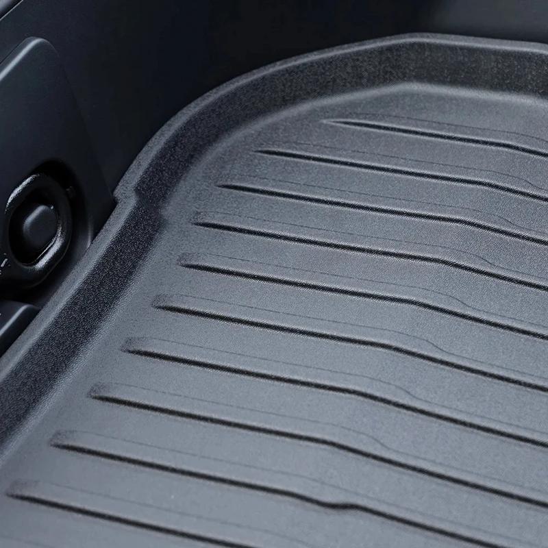 Tapis de coffre avant et arrière en TPE pour Tesla Model 3+ Highland 2024-2026, protection de coffre inférieur, tapis de chargement anti-salissures