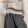 Fashion Pu Leather Belt For Women With Metal Pin Buckle For Casual And Office Wear
