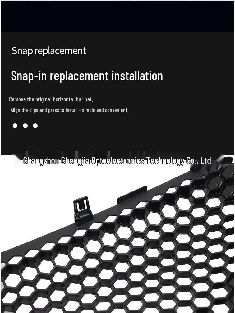 Pearl Black Front Grille for 2022 Subaru WRX Sport (No Logo)