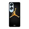 Case - Maniacase - Oppo A60 - Jordan Logo 23 - Golden Color - Flexible