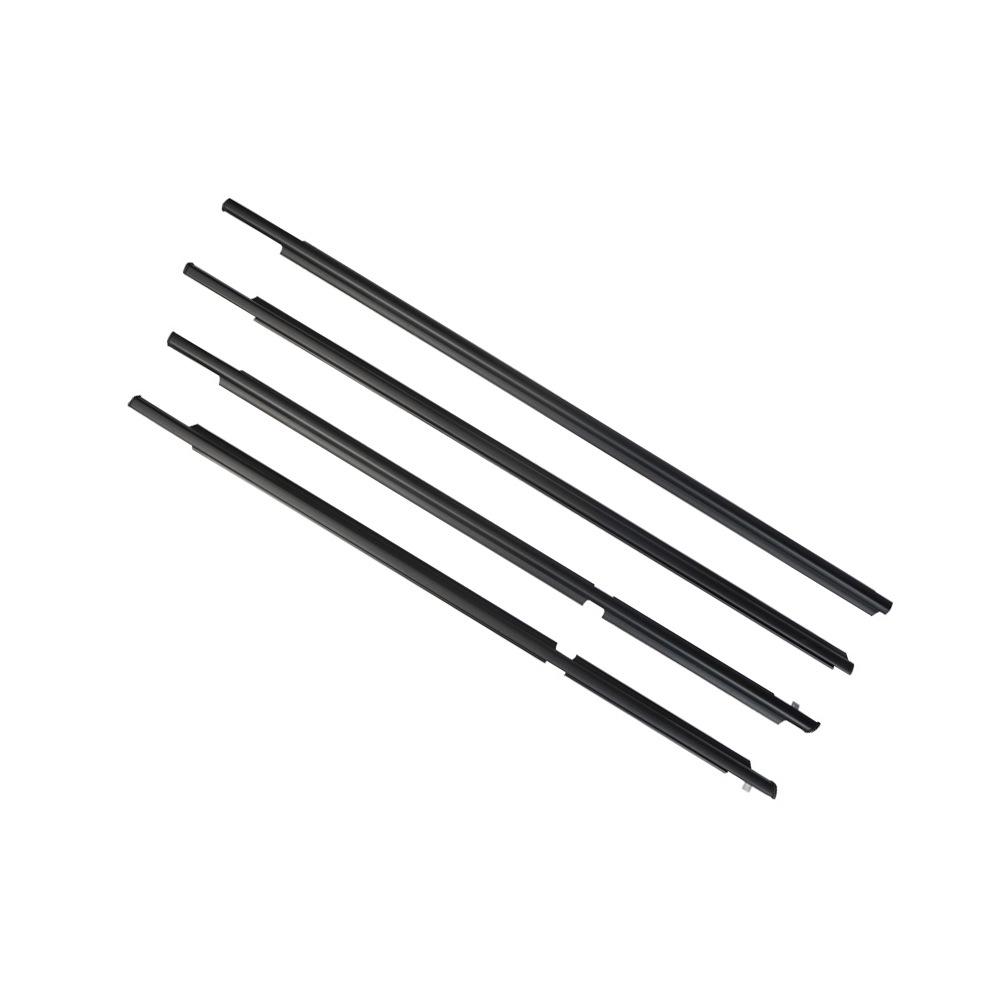 4-Piece Sealed Window Trim for Toyota 4Runner (2003-2009) Models, Part Numbers: 68161-35060, 68162.