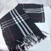 Kostkovaná kašmírová šála Hřejivý nákrčník Japonský Korejský styl Módní třásně Podzimní Zimní šála Šátek