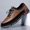 Men's Autumn Soft Leather Casual Shoes with Breathable Design and Flexible Sole