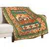 Indian retro style lunch break blanket flannel blanket digital printing gift blanket source