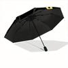 1pc Black Cats Pattern Auto Open/Close Cute Cute Umbrella with One Touch Button,, Windproof Design   Lightweight Portable Umbrella for Women & Men6076