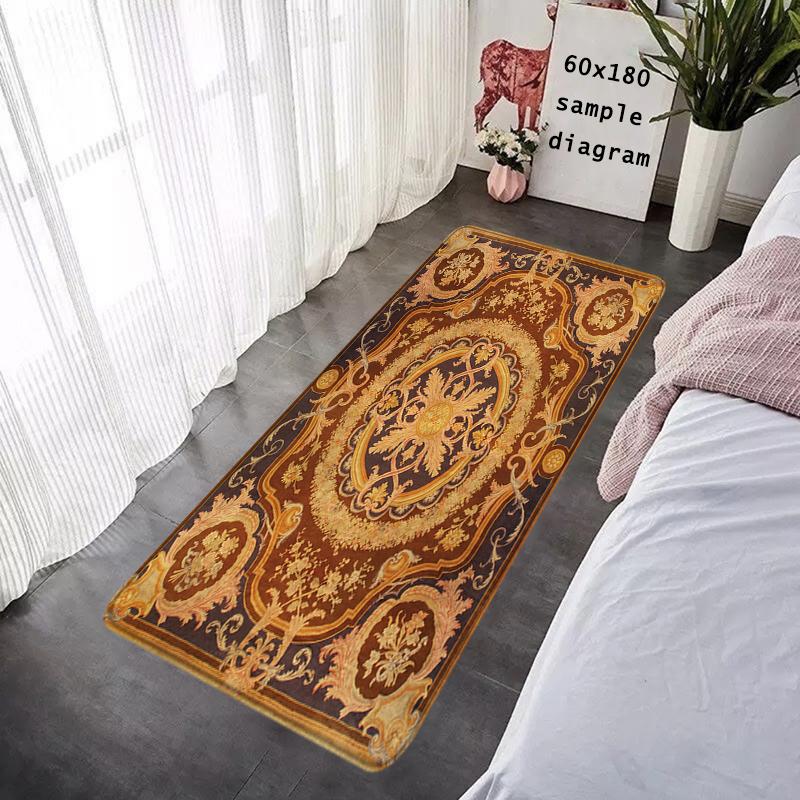 Hallway Door Mats Interior Foot Rug Persian Style Welcome Floor Mat for Entryway Rectangle Carpet Kitchen Rugs Fluffy Home Decor