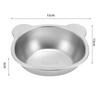 Pet Supplies 304 Stainless Steel Cat & Dog Water and Food Bowl with Neck Protection Design