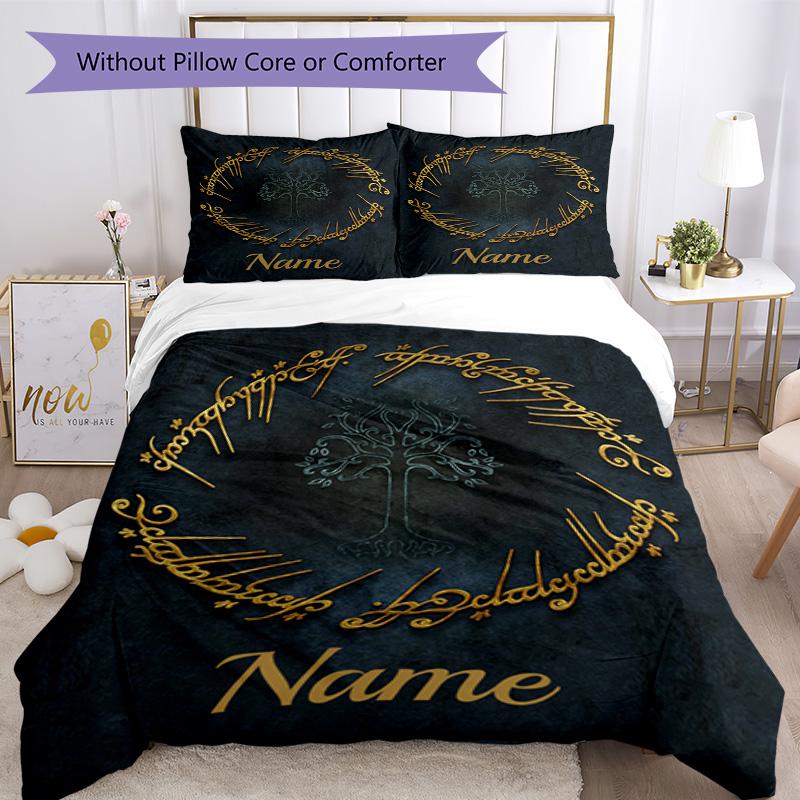 Warner Bros. Movies (24) Customize Your Name Bedding Set Breathable Duvet Cover with Pillowcases Home Decoration Birthday Gift