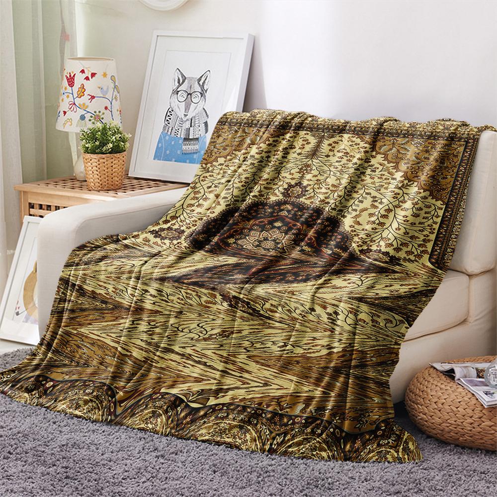 1 pièce Couverture en Flanelle Imprimée Dessin Animé, Haute Qualité Confortable pour Toutes les Saisons, Décoration de Maison, Chaleur et Confort, Parfait pour un Cadeau de Noël ou d'Anniversaire